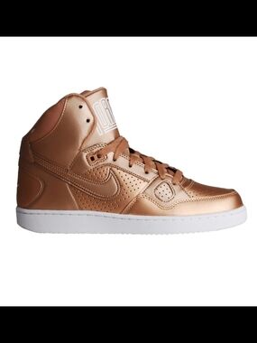 Nike Wmns Son of Force Mid High Top Metallic Red Bronze Sneaker (Sz Wmns 8)